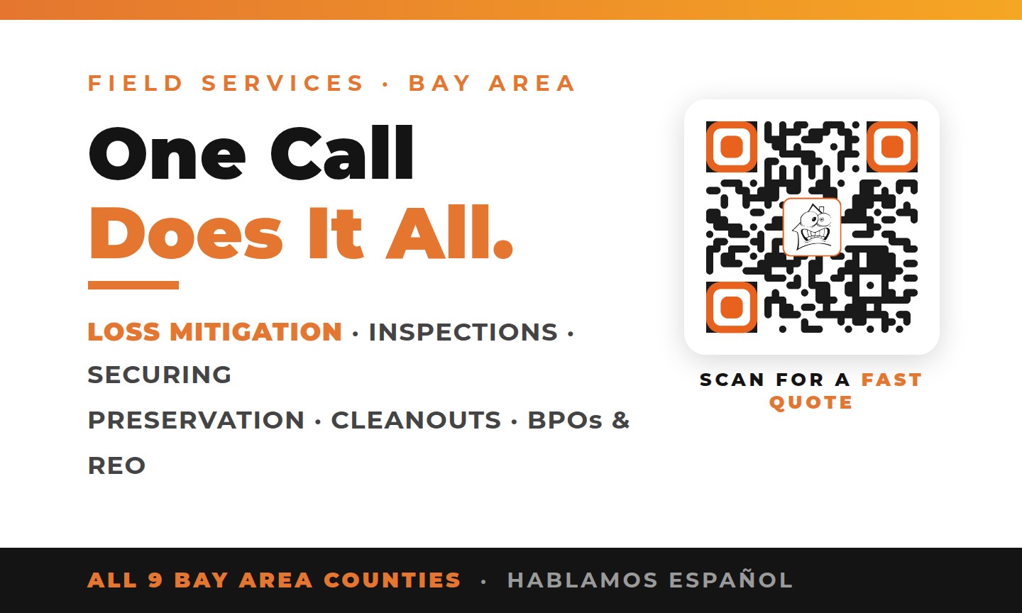 Distressed Property Investments business card back designed by Phantom Era